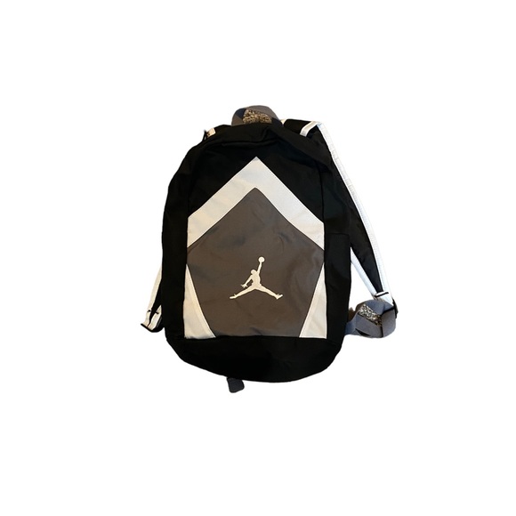 Jordan Bags Like New Nike Jordan Diamond Backpack Black Grey White